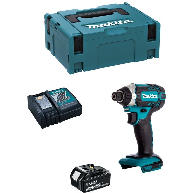 Avvitatore ad Impulsi MAKITA DTD152RFJ1 (1 x 3,0 Ah + DC18RC + MAKPAC 2)