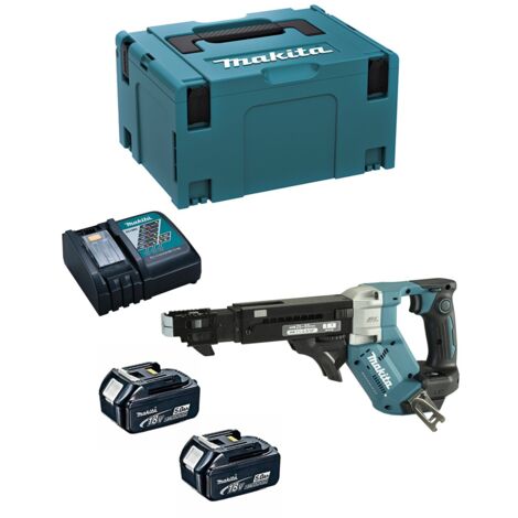 Avvitatore Automatico MAKITA DFR551RTJ (2 x 5,0 Ah + DC18RC + MAKPAC 3)