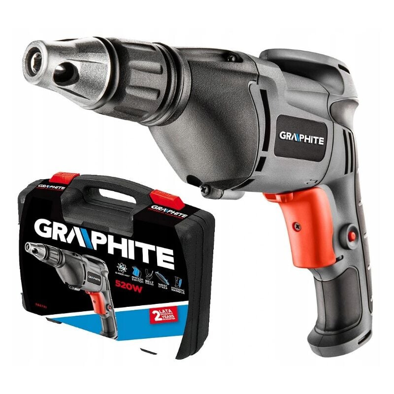 Avvitatore a Cavo 520 W 0-4500 Min in Valigetta
