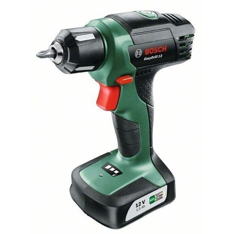 Avvitatore easy drill 12 Bosch 12V batteria litio con caricabatteria e bit
