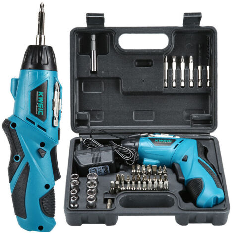 Avvitatore elettrico senza fili, 4,8 V, multifunzionale, mini trapano a mano ricaricabile per uso domestico, set di utensili, trapano a mano