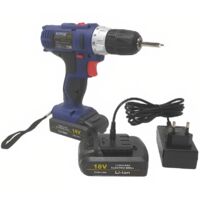Avvitatore trapano elettrico a batteria 2500mAh ricaricabile 2 batterie R18V