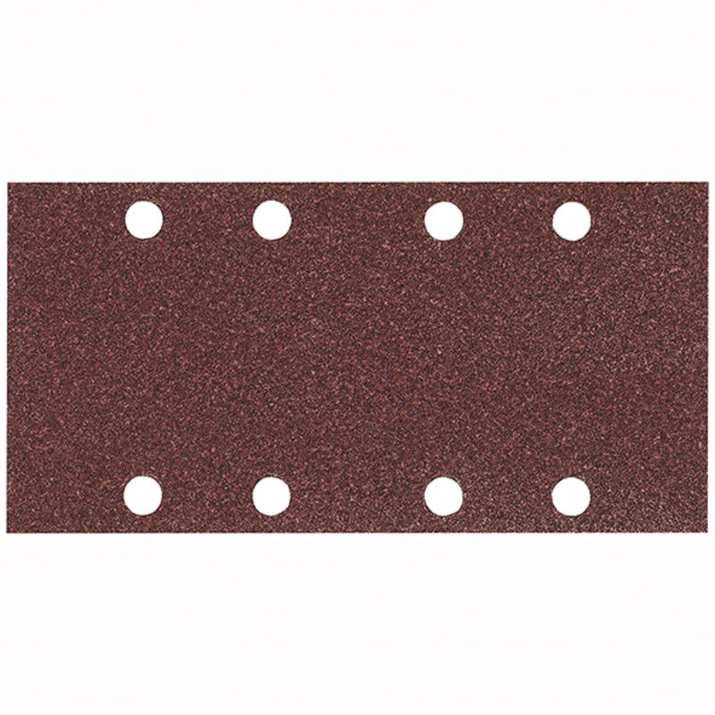 Carta abrasiva velcro Makita, 93 x 185 mm, K120, 10 pz. 93 x 185 mm - K120 - 10 pz. - 8 fori