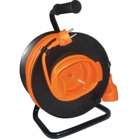 AVVOLGICAVO ELETTR. GIARDINO 25MT MAURER PRESA+SPINA SCHUKO 3X1- SCATOLA