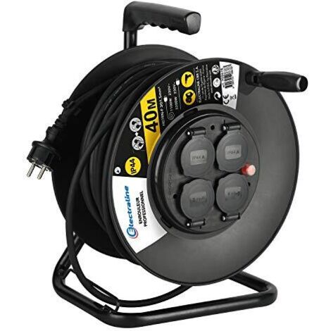 Avvolgicavo Elettrico da Cantiere Con Terra L. 40 M Ho7Rnf 3G1.5 ELECTRALINE