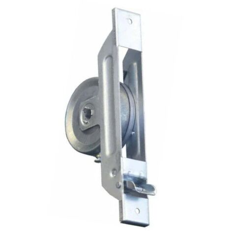 Avvolgitore automatico semincasso con boccola scorri cinghia e placca nera interasse 165 mm