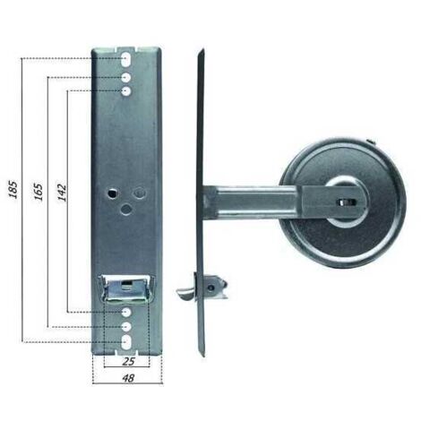 Avvolgitore da incasso interasse 185 mm per avvolgitore 6 mt