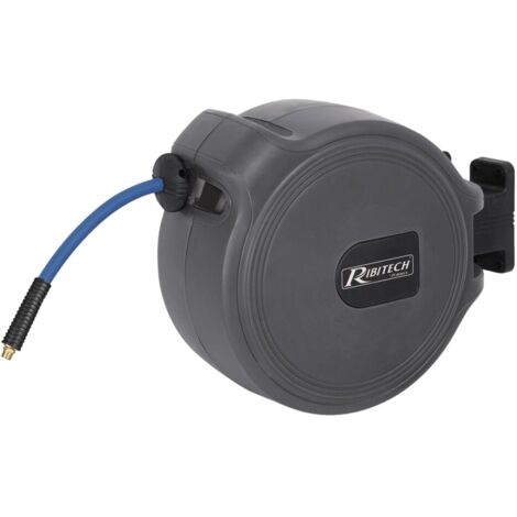 AVVOLGITUBO AUTOMATICO ARIA COMPRESSA RIBITECH TUBO 20 M FISSAGGIO A MURO