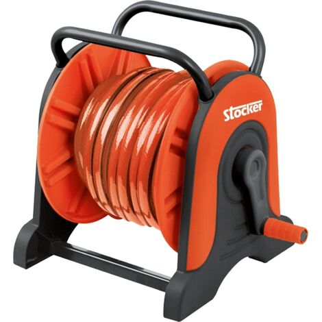 Avvolgitubo da giardino da 1/2' con tubo di 15 m - Stocker