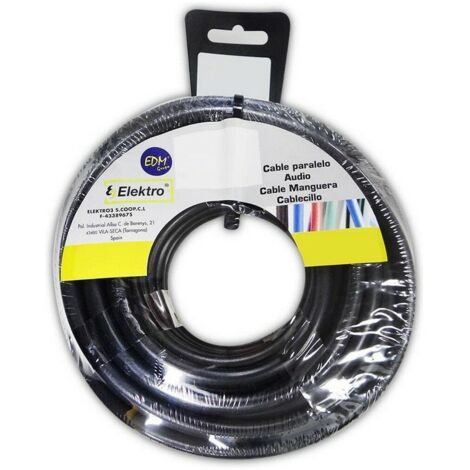 Avvolgitubo H05VV-F 3x1mm Nero 15m