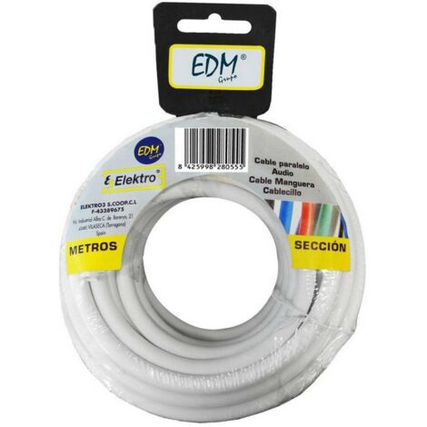 Avvolgitubo Piatto Bianco 2x1mm 5m (Audio)