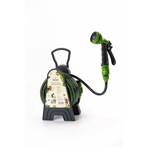 Avvolgitubo portatile con tubo da 10m