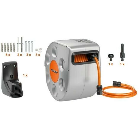 AVVOLGITUBO ROTOROLL TUBO AUTOMATICO GIARDINO ACQUA 20 MT POMPA CLABER 8696