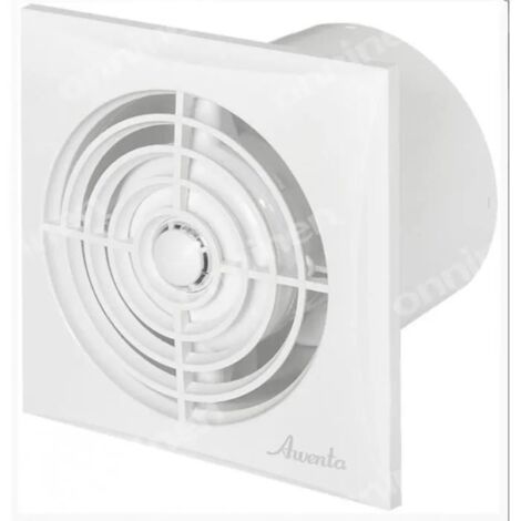 Awenta Modèle d'extracteur d'air blanc compact salle de bain