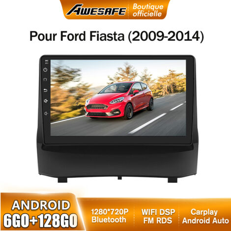 AWESAFE Autoradio Android 13 pour Ford Fiasta (2009-2014) 6Go+128Go avec 9'' écran Tactile Carplay Android Auto GPS Bluetooth FM