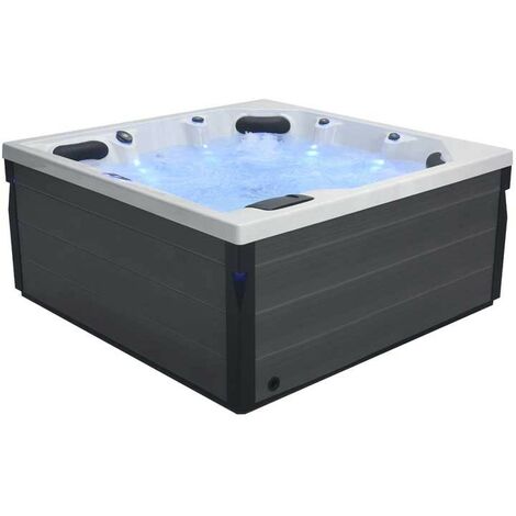 AWT IN 401 eco Sterling Silver 200x200x90 6 Personen Whirlpool HotTub Outdoor
