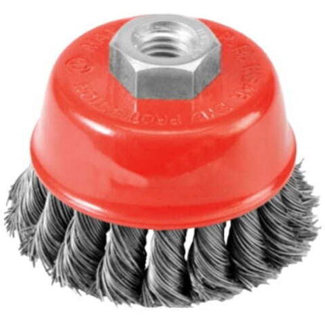 AWTOOLS 65 mm Frontbürste / Gedrehter Draht / M14 Gewinde