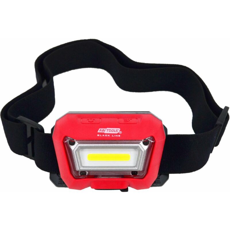 Image of Awtools nero line latarka czołowa fronte cob led z czujnikiem ruchu