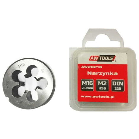 AWTOOLS FILIERA M2 HSS / M18x2.50 LINEA NERA