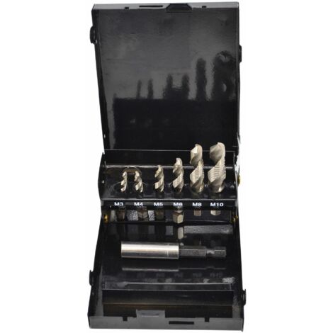 AWTOOLS Gewindebohrer-Set M3-M10 7-teilig