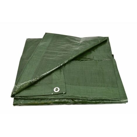 AWTOOLS Grüne Plane 90 g 6 x 12 m