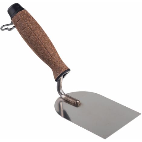 Awtools kielnia sztukatorska nierdzewna łopatkowa 120mm uchwyt z korka