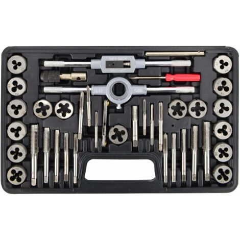 Awtools Kit di maschi per filettatura in acciaio 40 pezzi durevole