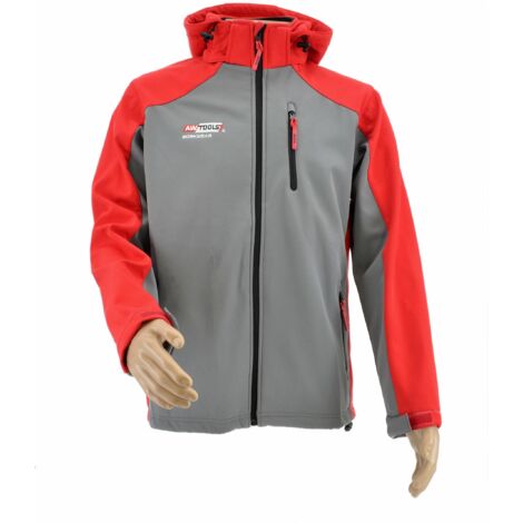 Awtools kurtka softshell bluza t4/ czerwono-szara/ l