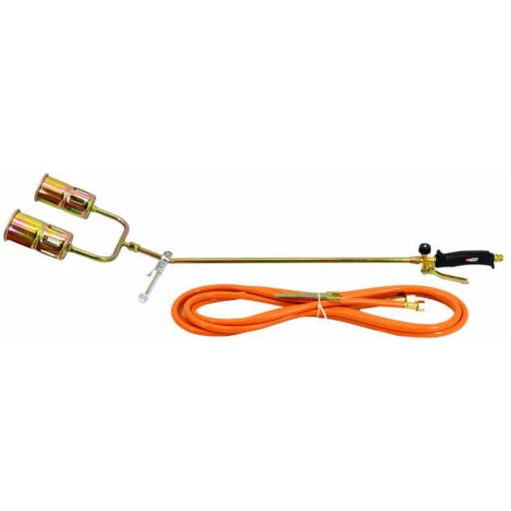 AWTOOLS LANGER DACHFACKEL MIT ZWEI DÜSEN 60 MM