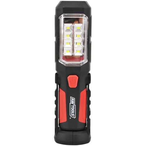 Awtools latarka warsztowa 2in1 led magnes na baterie 3xaa 280 lumenów