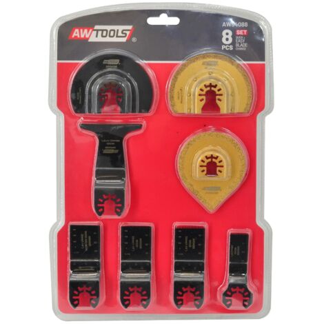 AWTOOLS MT 8-teiliges Sägeblattset für Multifunktionsgerät