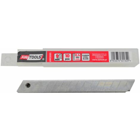 Awtools ostrza wymienne łamane 9mm/ 10szt.