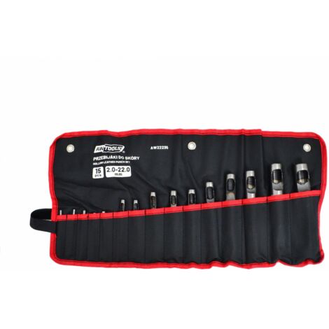 AWTOOLS PUNZONI PER PELLE 15 PEZZI