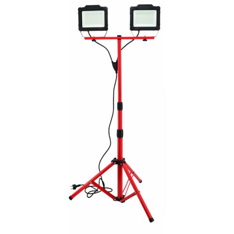 Awtools Riflettore LED SMD 2x50W 6000K IP65
