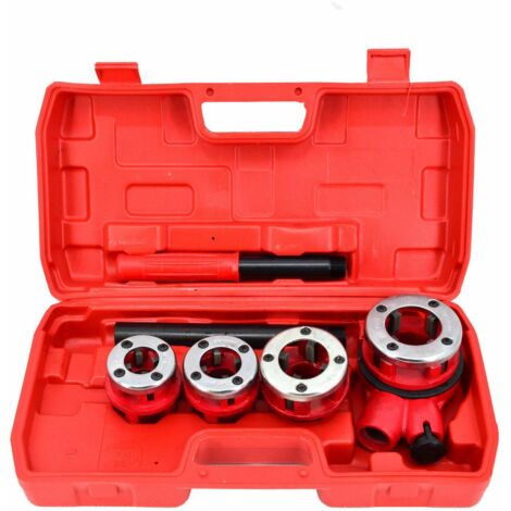 AWTOOLS Rohrgewindeschneider-Set, 4-teilig, 1/2", 3/4", 1", 1-1/4", im Koffer