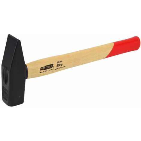 AWTOOLS SCHLOSSHAMMER 0,8 kg HOLZGRIFF BLACK LINE