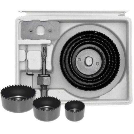 AWTOOLS SEGHE A TAZZA PER LEGNO /50-57-67-76-89-102mm / SET DA 8 PEZZI