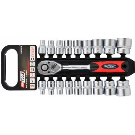 AWTOOLS SET DI CHIAVI DA 1/2" 19 pezzi