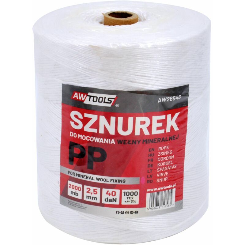 Awtools sznurek pp do podwiązywania wełny 500m