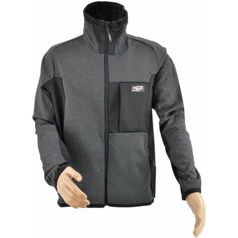 AWTOOLS T5 Fleece-Sweatshirt, Grau, XL