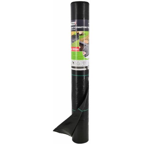 AWTOOLS Unkrautvliesmatte 90 g 1,6 x 100 m AGROTEXTILE SCHWARZ