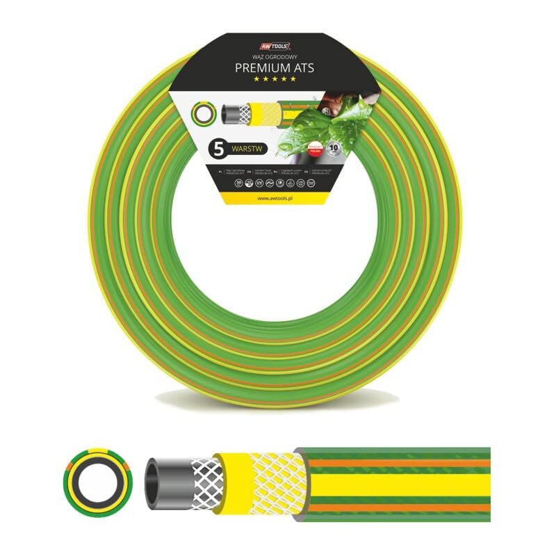 Awtools wąż ogrodowy premium ats 1/2' 50m
