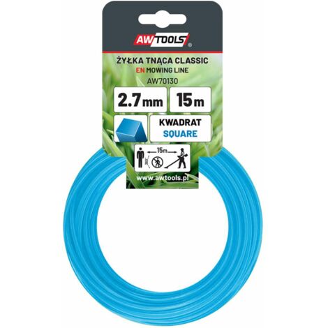 Awtools żyłka tnąca classic 3,0x15m / kwadrat