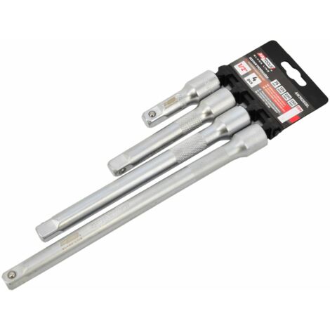 Awtools zestaw przedłużek 1/2" 4cz. 75 mm, 125 mm, 200 mm, 250 mm linea nera