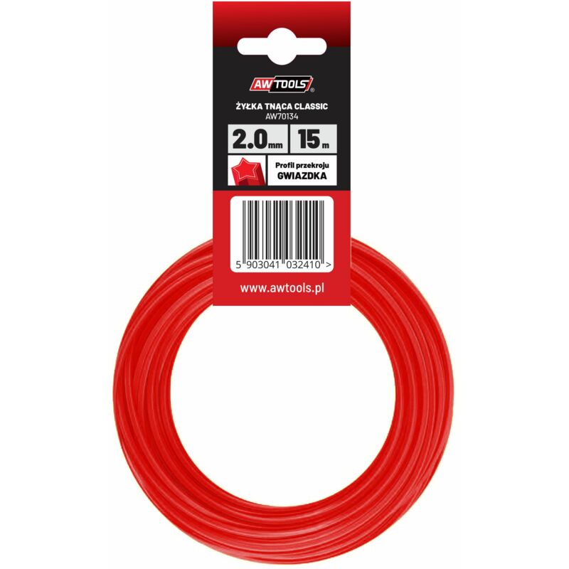 Awtools żyłka tnąca classic 1,6x15m / gwiazdka