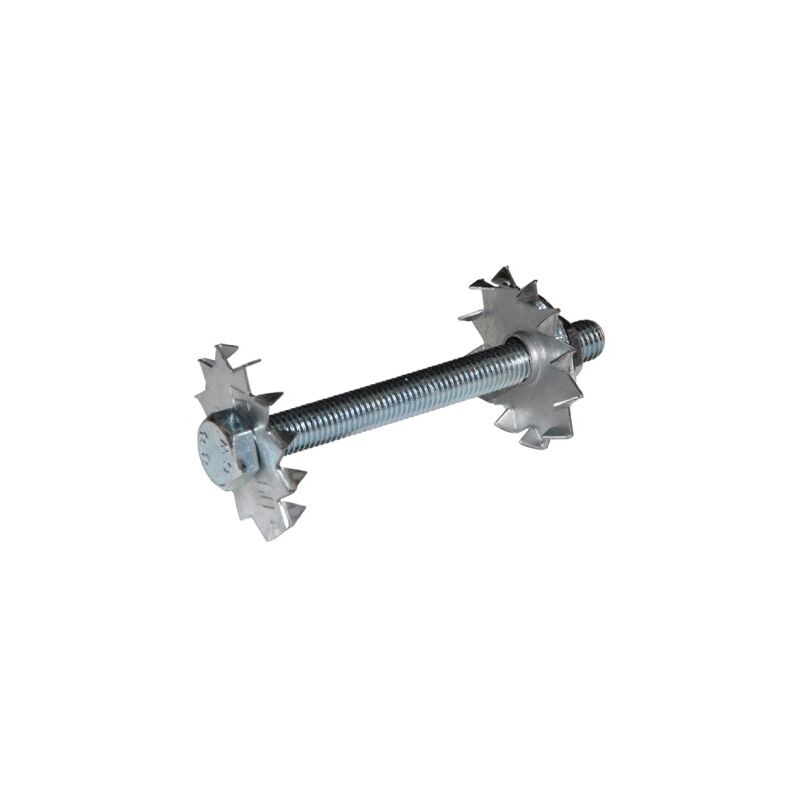 Axe crampons l 120mm pour chevron 90mm maxi – 10 pièces - 130 mm - Dimos