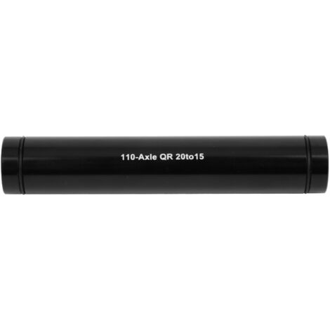 Axe de fourche avant VTT 20mm à 15mm en alliage d'aluminium, tube de 110mm pour accessoires vélo