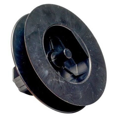 Axe De Poulie En Plastique Pr21 Noir Pour Roulement De Courroie De 18 Mm