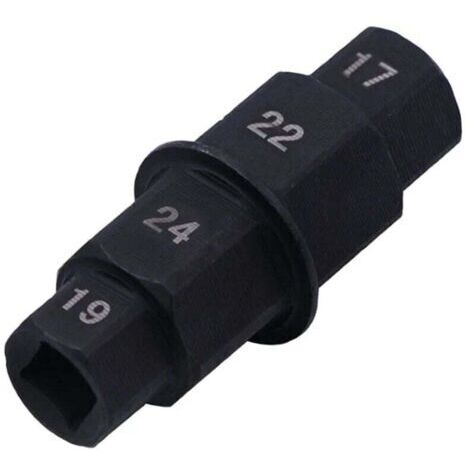 Axe de Roue Avant Moto,Clé pour Axe de Roue,Clé pour Axe de Roue de Moto,Douille Speciale Moto,Axe Hexagonal,Axe de Roue Moto,Axe de Roue Avant (Noir)