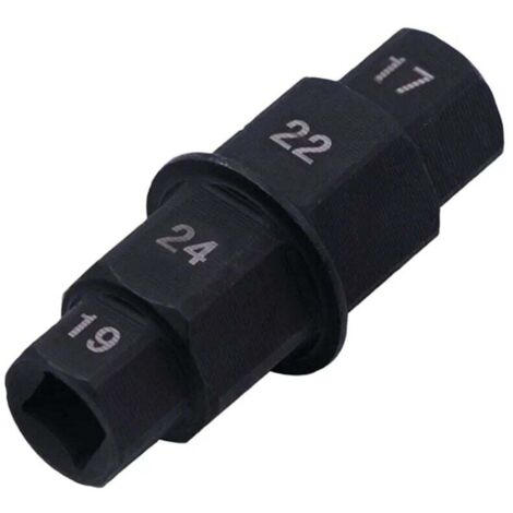 Axe de Roue Avant Moto,Clé pour Axe de Roue,Clé pour Axe de Roue de Moto,Douille Speciale Moto,Axe Hexagonal,Axe de Roue Moto,Axe de Roue Avant (Noir)